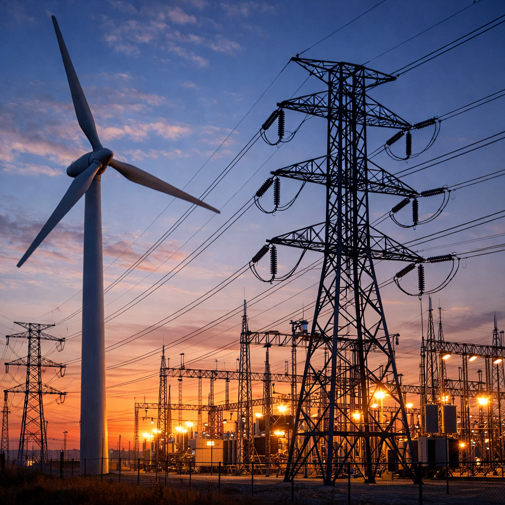 photographic ELECTRIC WINDMILL AND ELECTRICITY-1