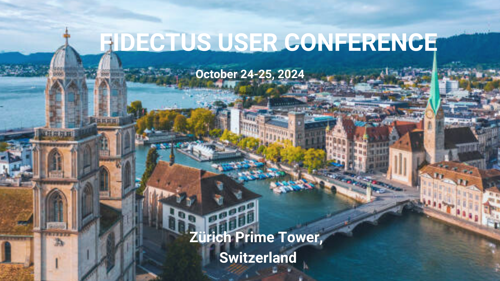 FIDECTUS USER CONFERENCE