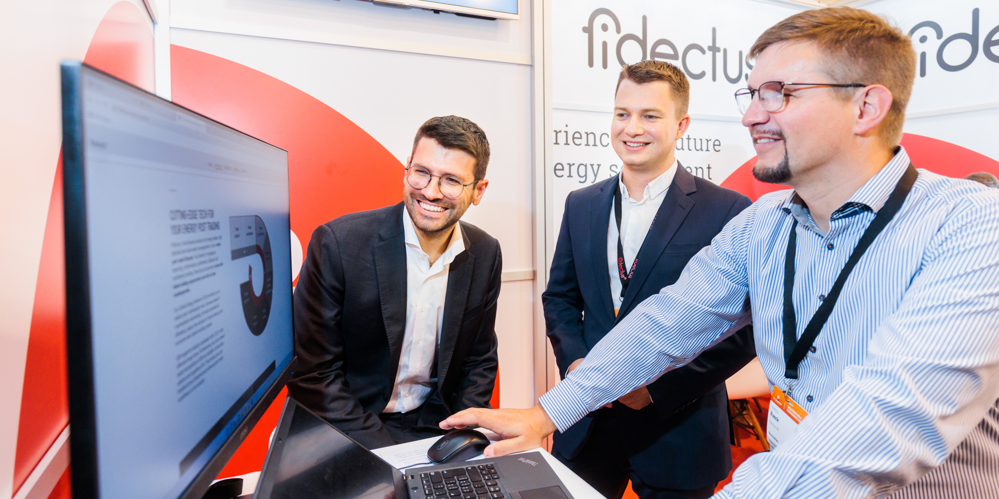 Fidectus booth at E-world 2022