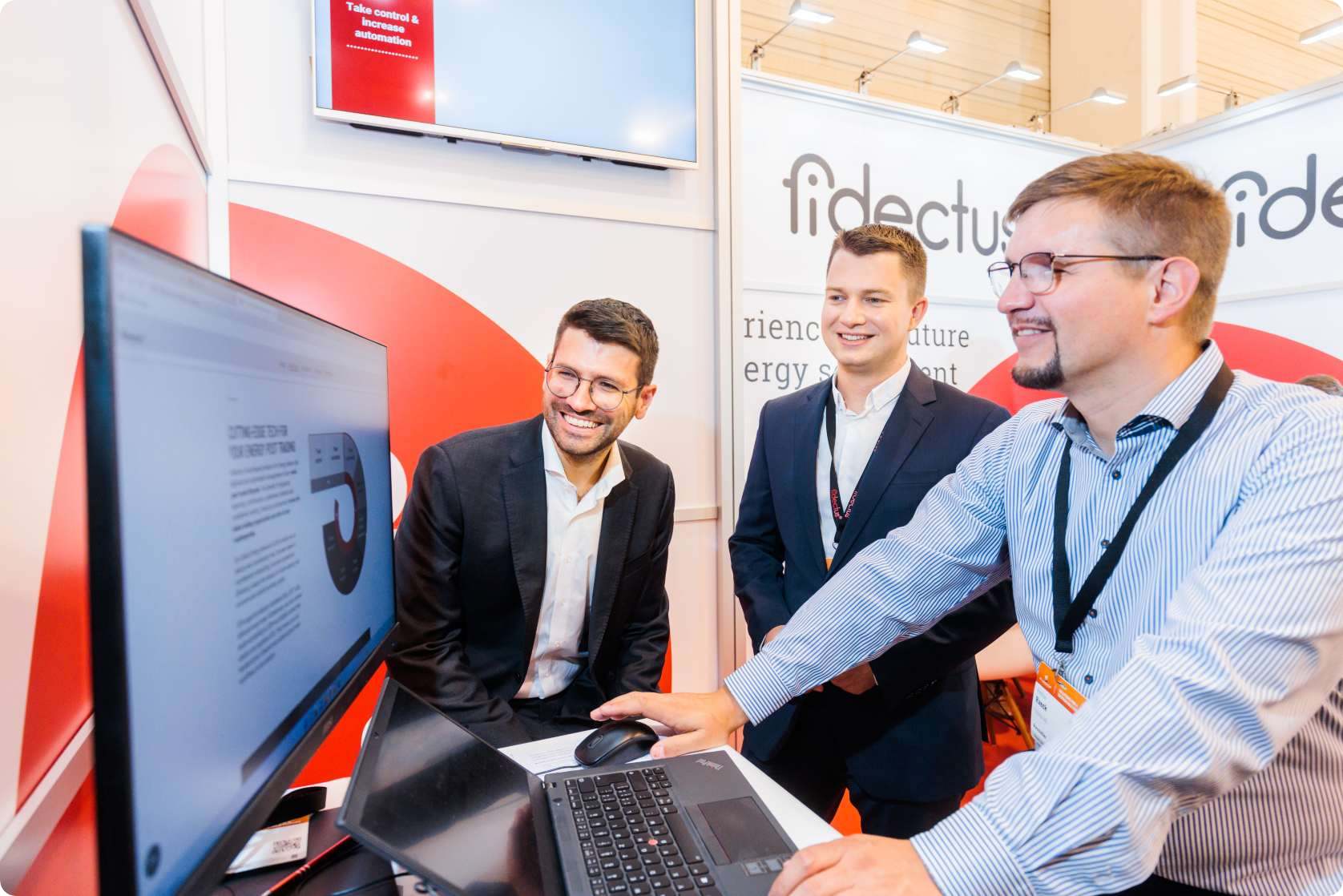 Fidectus team at an event